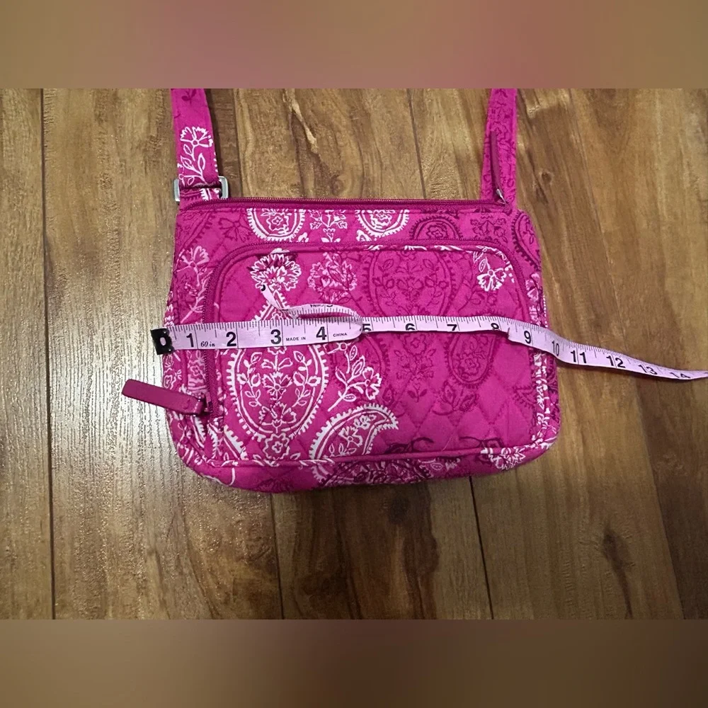 Vera Bradley Pink Quilted Shoulder/cross body Bag - Picture 5 of 11